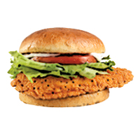 Spicy Chicken Sandwich Wendy's